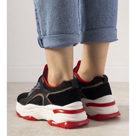 Svarta sneakers med holografiska Freedom -inlägg 1