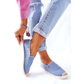 PS1 Klassisk blå Flaure Espadrilles för kvinnor 2