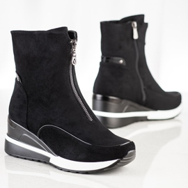 Högsvarta VINCEZA -stövlar 1