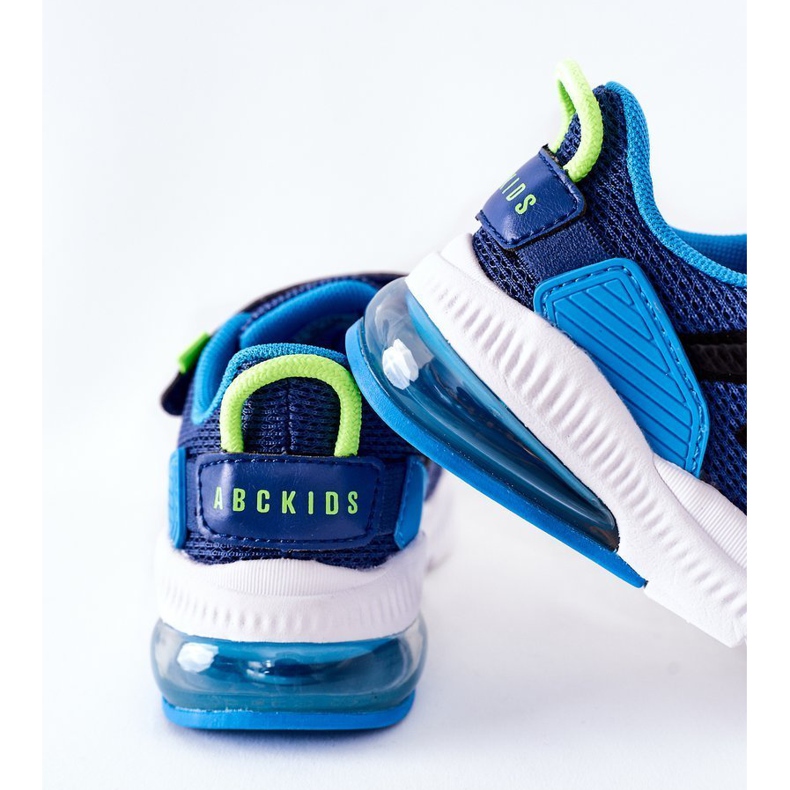 Barnsportskor med kardborreband ABCKIDS Blå-Svart 2