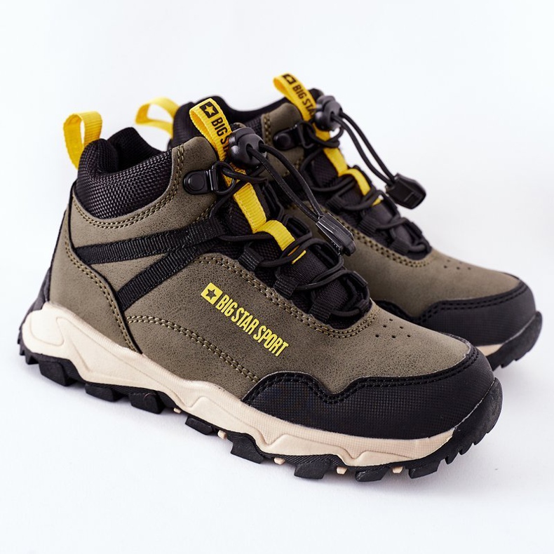 Barnvandringsskor Big Star GG374047 Khaki grön 2