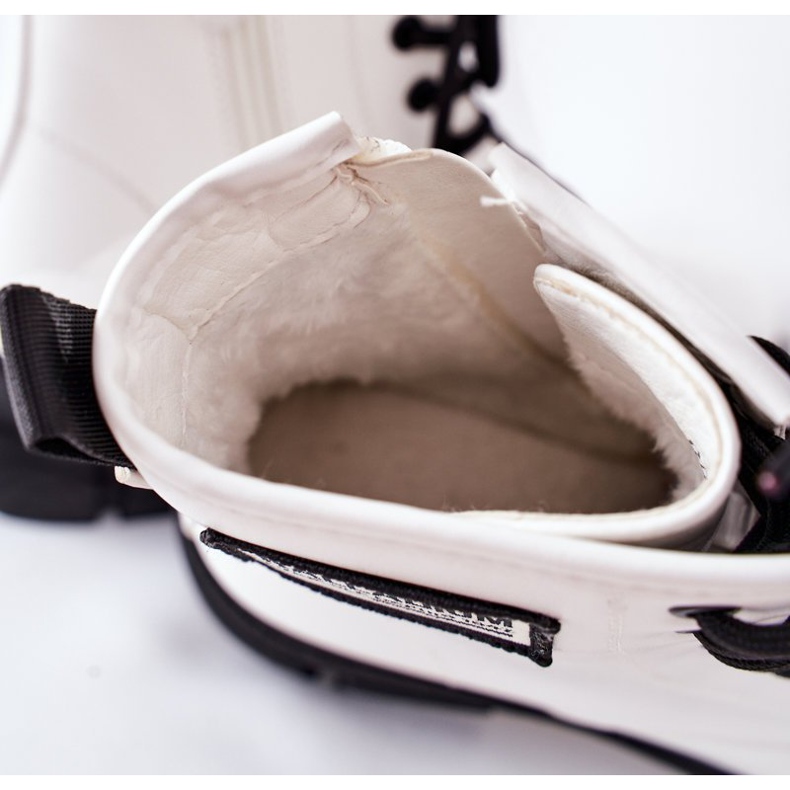 S.Barski Barns vita isolerade stövlar Fincastle 1