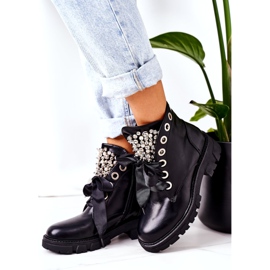 PS1 Varma arbetare med metallpärlor Svart Perla 3