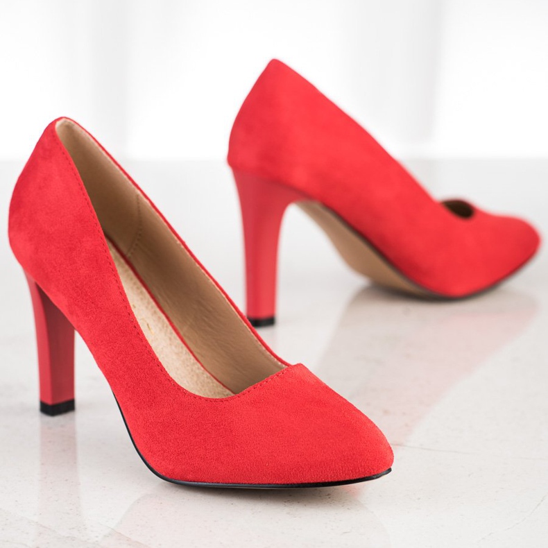 Sabatina Klassiska pumpar med hög klack röd 2