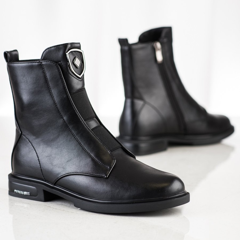 Filippo Trendiga stövlar med isolering svart 1