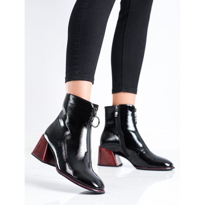 Filippo Snygga kängor med dragkedja svart 2