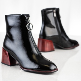 Filippo Snygga kängor med dragkedja svart 1