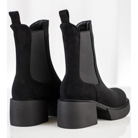 Filippo Höga Chelsea stövlar på plattformen svart 1