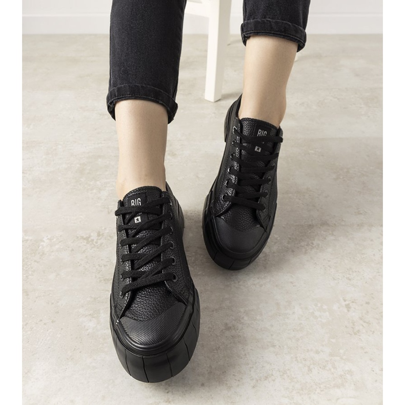 Black Big Star Gooby sneakers för kvinnor svart 1