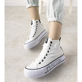 Kvinnors vita Big Star sneakers från Balvin 1