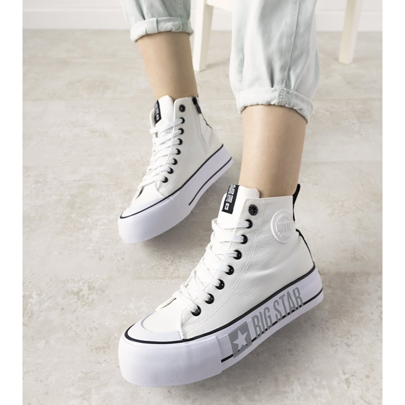 Kvinnors vita Big Star sneakers från Balvin 1