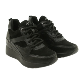 Evento Dam Wedge Sneakers 21SP35-4390 Svart 4