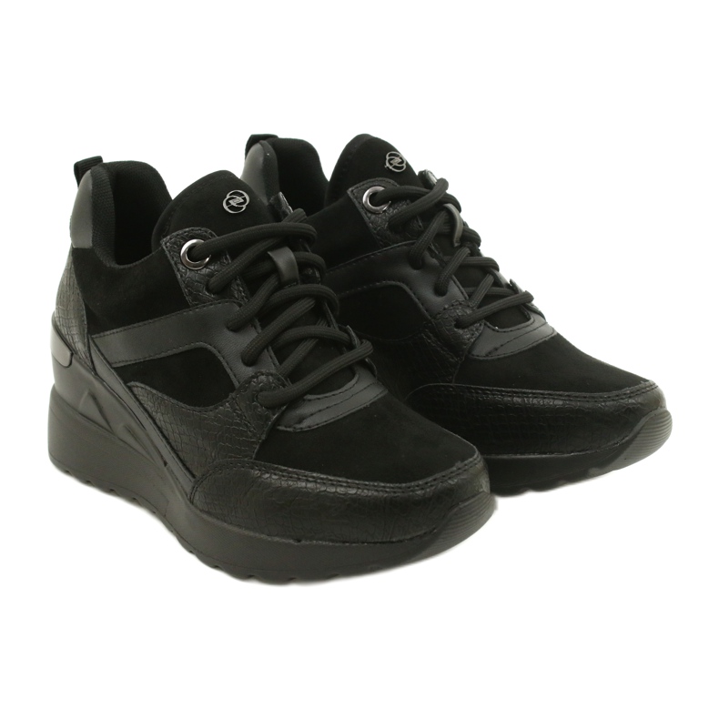 Evento Dam Wedge Sneakers 21SP35-4390 Svart 4