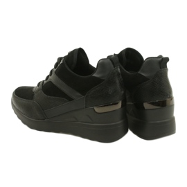Evento Dam Wedge Sneakers 21SP35-4390 Svart 3