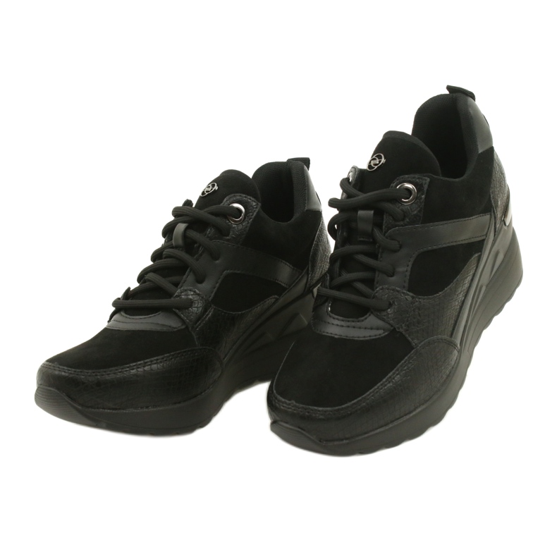 Evento Dam Wedge Sneakers 21SP35-4390 Svart 2