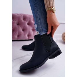 S.Barski Damstövlar Chelsea-stövlar Flat Heel Black Barski 18-75 svart 1