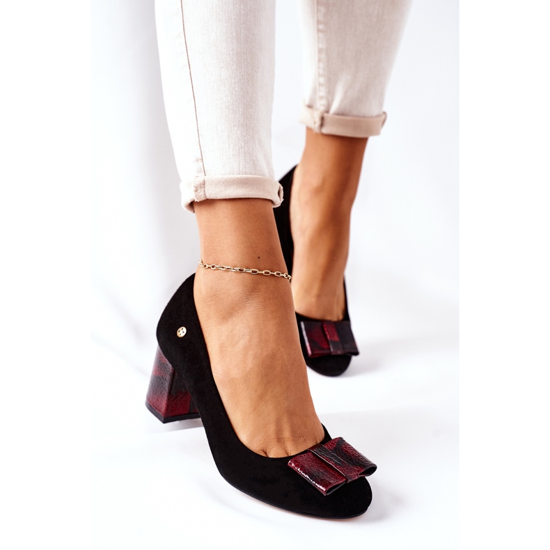 Dampumps Maciejka mocka svart 3356A-20 / 00-1 2