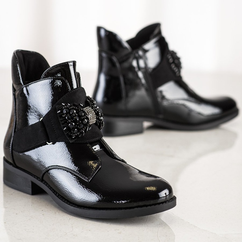 S. BARSKI Eleganta S.BARSKI stövlar svart 1