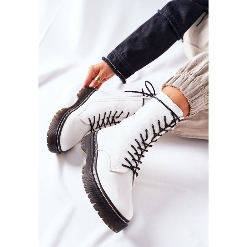 S.Barski Vita Corydon stövlar för kvinnor 1