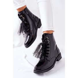 S.Barski Klassiska svartvarmlackerade damskor La Grotta för kvinnor 2