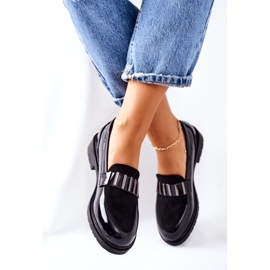 S.Barski Svartlackerade kvinnors Brogues Montius 2