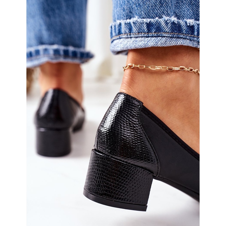 S.Barski Läderpumpar S. Barski 20-L1 Svart 1