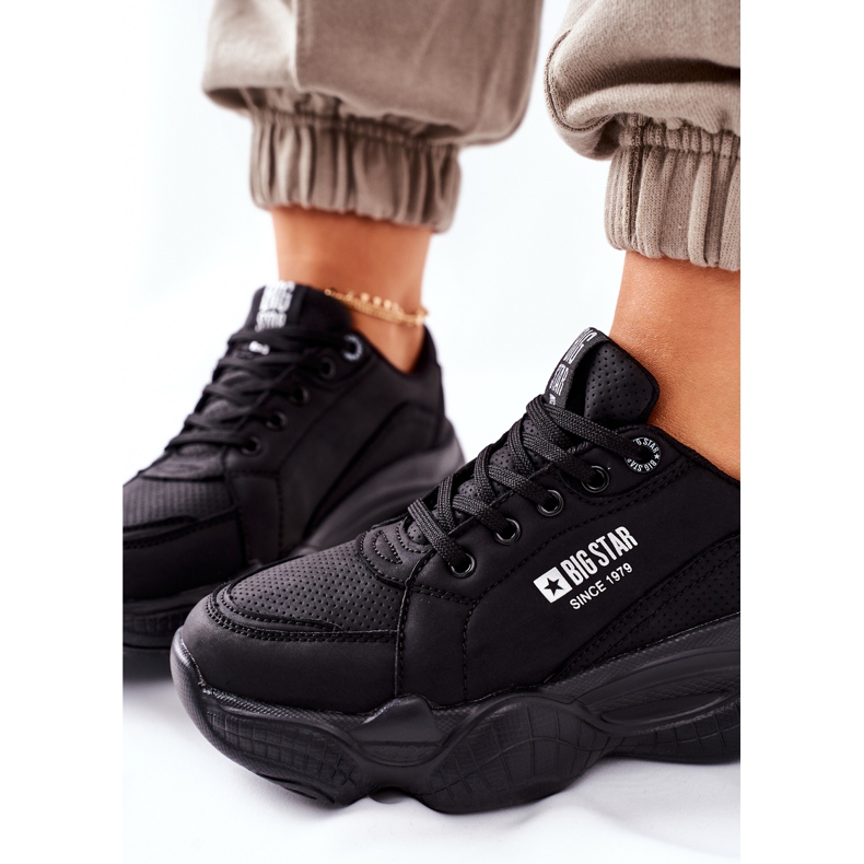 Kvinnors sportskor Memory Foam Big Star II274356 Svart 1