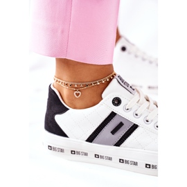 Läderskor på The Big Star II274071 vit plattform 1