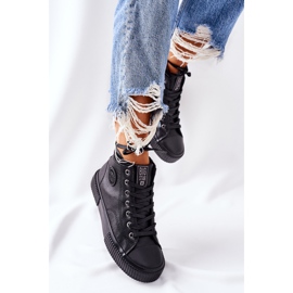 Högisolerade sneakers Big Star II274157 Svart 2