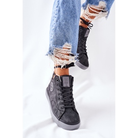 Läderisolerade sneakers Big Star II274148 Svart 2