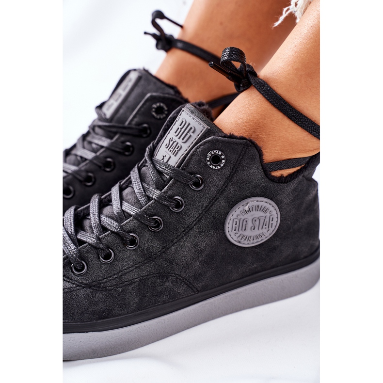 Läderisolerade sneakers Big Star II274148 Svart 1