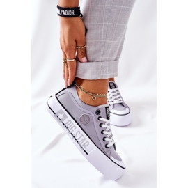 Sneakers På Big Star II274023 Grå plattform 2
