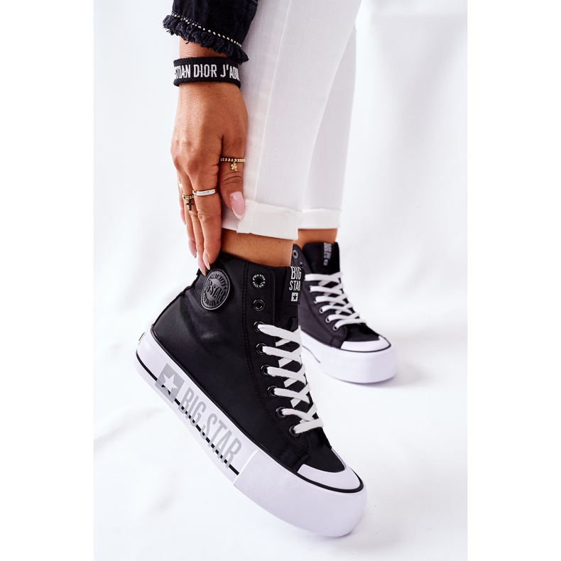 Höga sneakers på The Big Star II274012 Black Platform svart 2