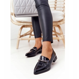 S.Barski Eleganta Moccasins S. Barski Premium Lacquered Black svart 2