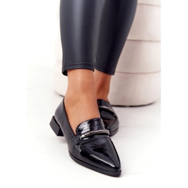 S.Barski Eleganta Moccasins S. Barski Premium Lacquered Black svart 4