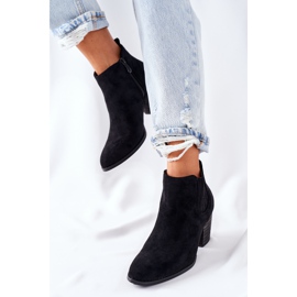 Kvinnors klassiska mocka stövlar Svart Flashbrook 2