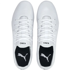 Fotbollsskor Puma King Pro Fg M 105608 05 vit vit 1