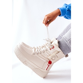 PB1 Beige Cascia Trappers för kvinnor 2