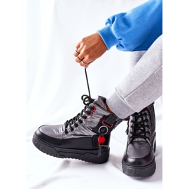 PB1 Silver Cascia Trappers för kvinnor svart grå 1