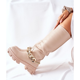 PB1 Högbeige Cecina -stövlar 1