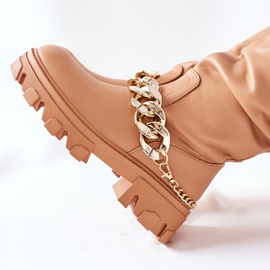 PB1 Camel Cecina höga stövlar brun 1