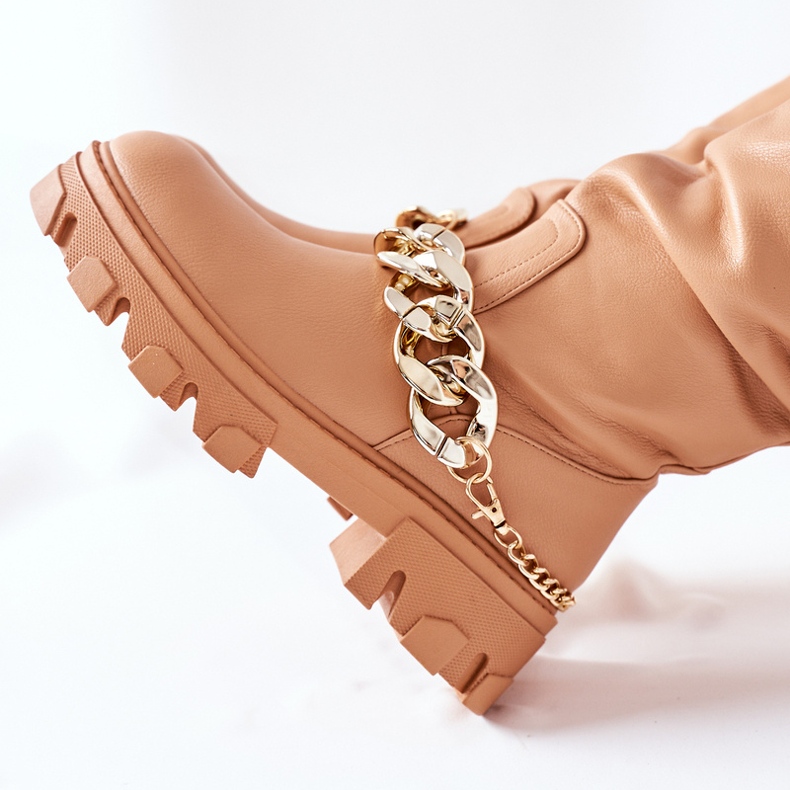 PB1 Camel Cecina höga stövlar brun 1