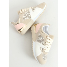 Beige sportskor B0-907 Beige 1