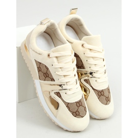 Beige sportskor B0-906 Beige 1