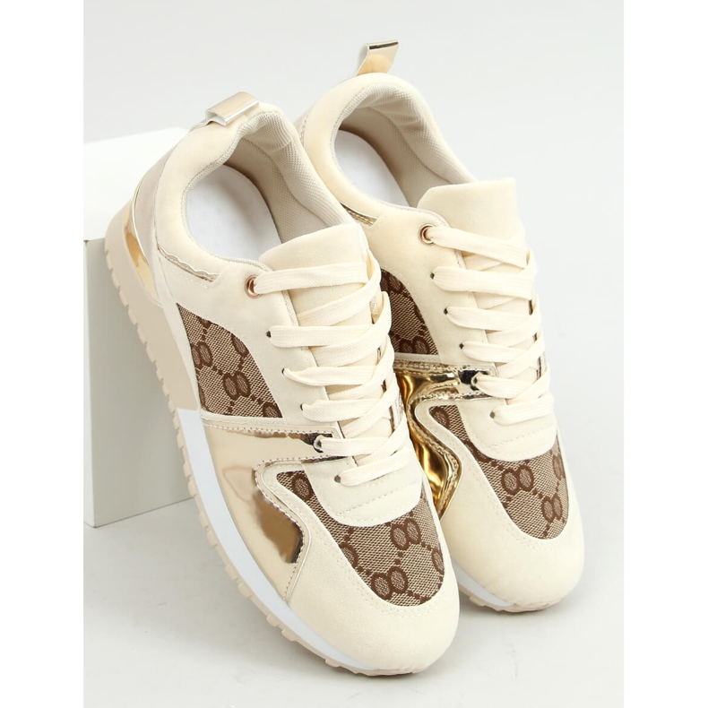 Beige sportskor B0-906 Beige 1