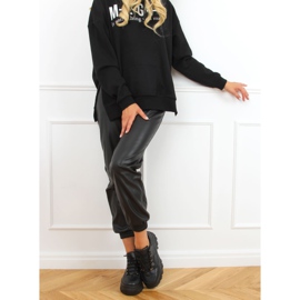 Svarta högsulade sportskor 6291 Svart 1