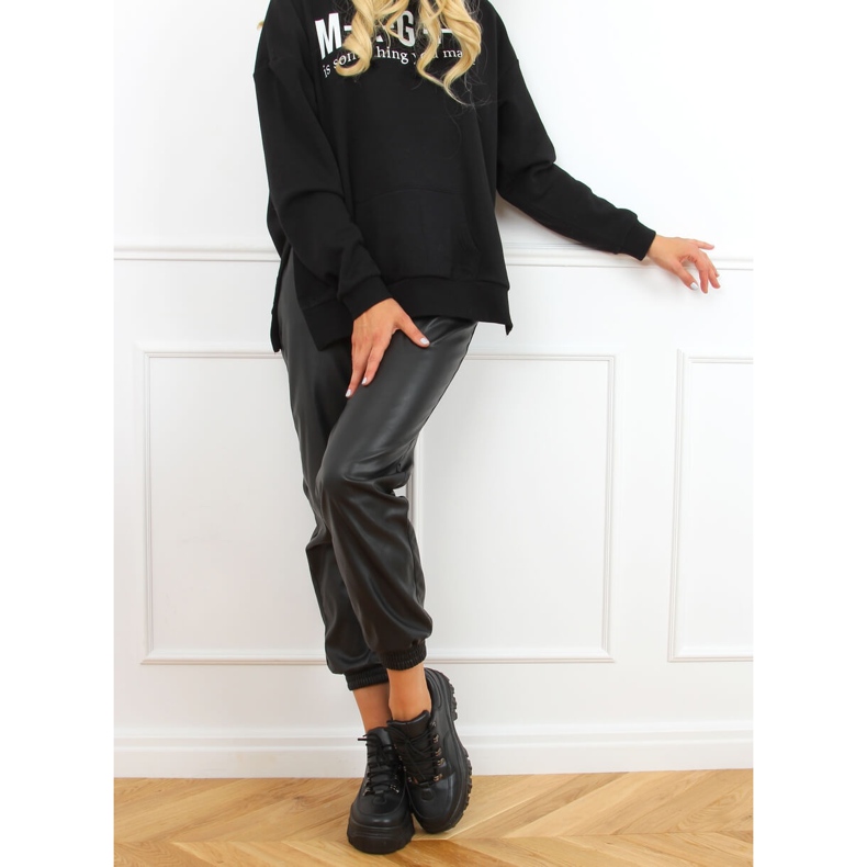 Svarta högsulade sportskor 6291 Svart 1