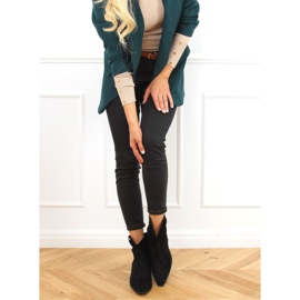 Svarta cowboystövlar för kvinnor 99-65 Svart 2