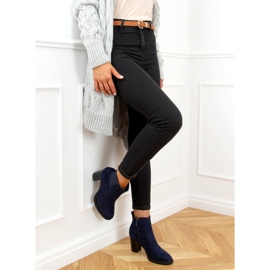 Marinblå stövlar 1155 D.BLUE 1