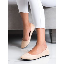 Sabatina Klassiska Beige Ballerinas 1